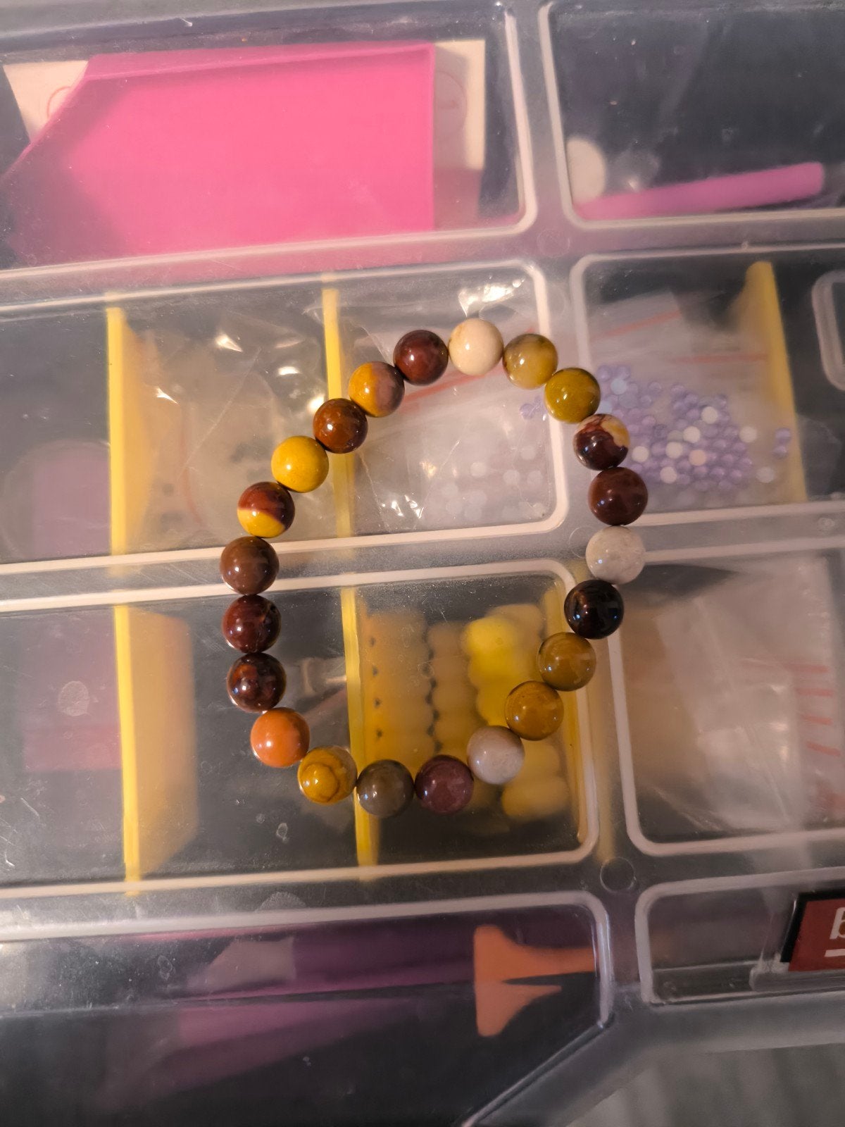 Mookaiët armband, Ophalen of Verzenden