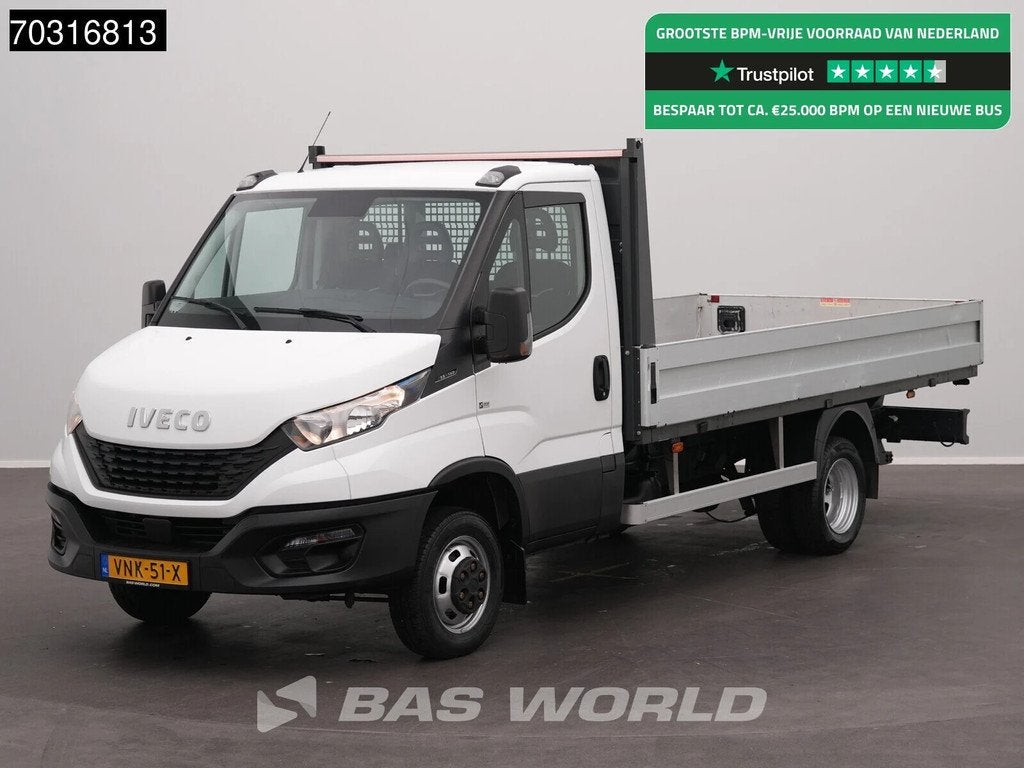 Iveco Daily 35C14 Open Laadbak Dubbellucht 3,5t Trekhaak Air, Achat, Euro 6, Entreprise, Boîte manuelle