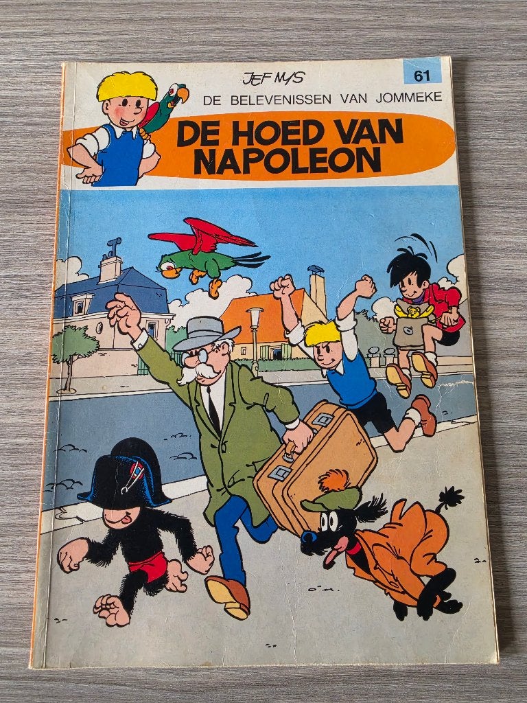 Jommeke stripverhaal nr. 61 - De hoed van napoleon, Boeken, Eén stripboek, Ophalen of Verzenden, Gelezen, Jef Nys.