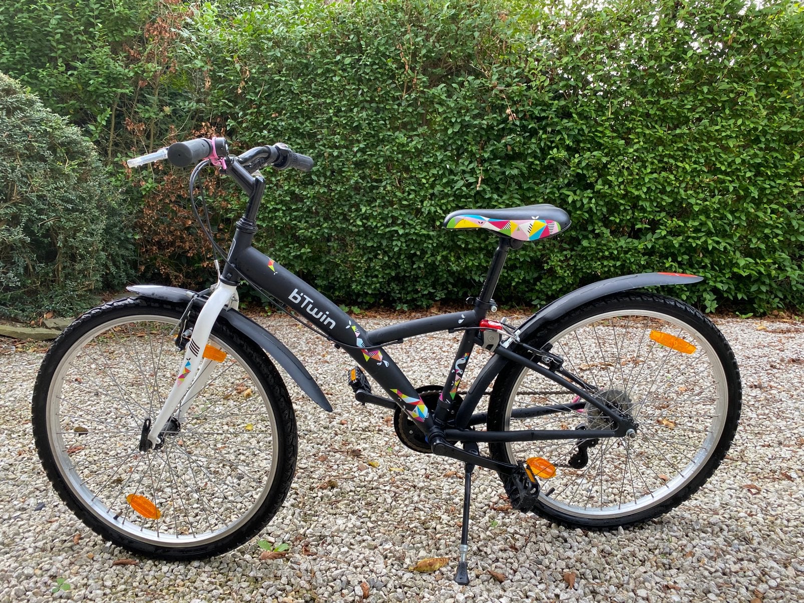 Velo fille b’Twin 24 pouces 6 vitesses, Enlèvement, Utilisé, 24 pouces, Vitesses