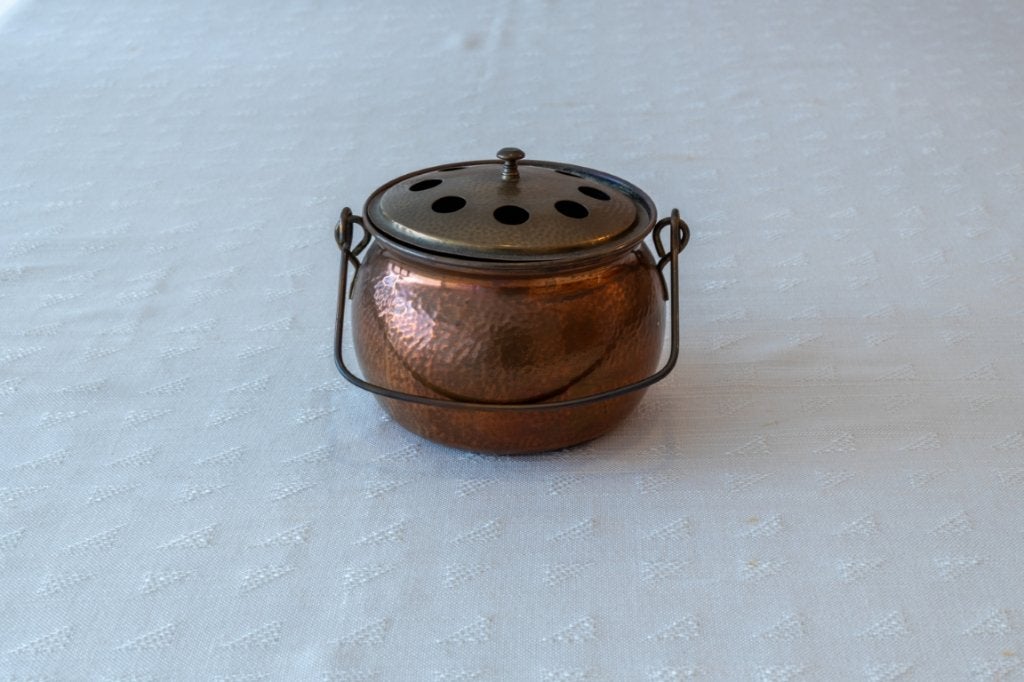 Koperen potje, Antiquités & Art, Antiquités | Bronze & Cuivre, Cuivre, Enlèvement