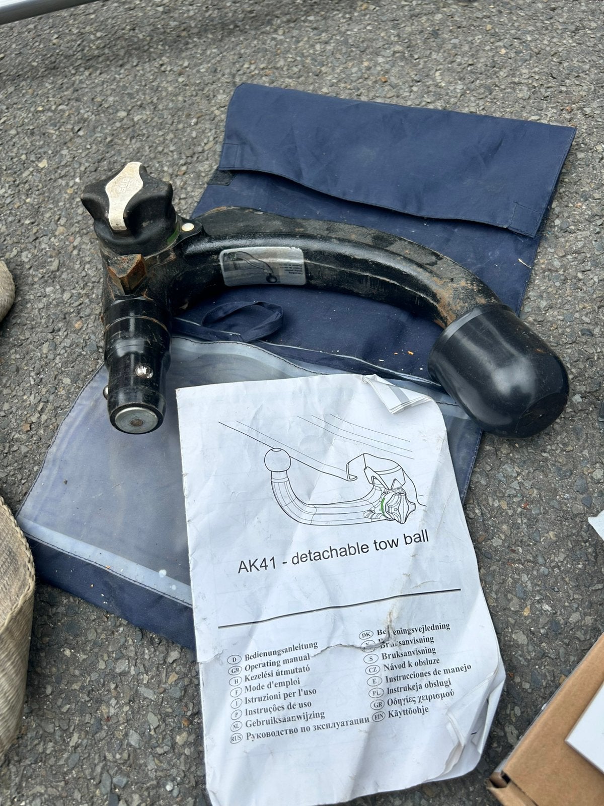 Attache de remorque amovible AK41, Autos : Pièces & Accessoires, Enlèvement ou Envoi, Utilisé