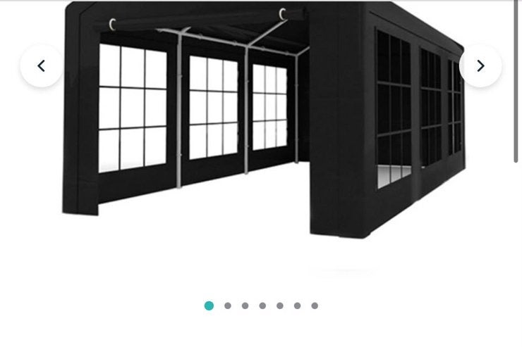 Partytent zwart NIEUW, Ophalen, Opvouwbaar, Partytent, Minder dan 4 meter