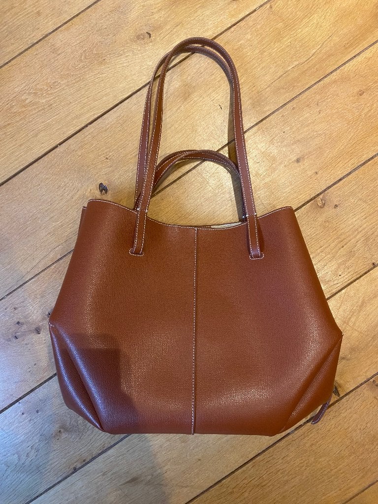 Sac Cyme Polène - couleur cognac (GM), Bijoux, Sacs & Beauté, Sacs | Sacs Femme, Envoi, Comme neuf, Brun, Sac à main