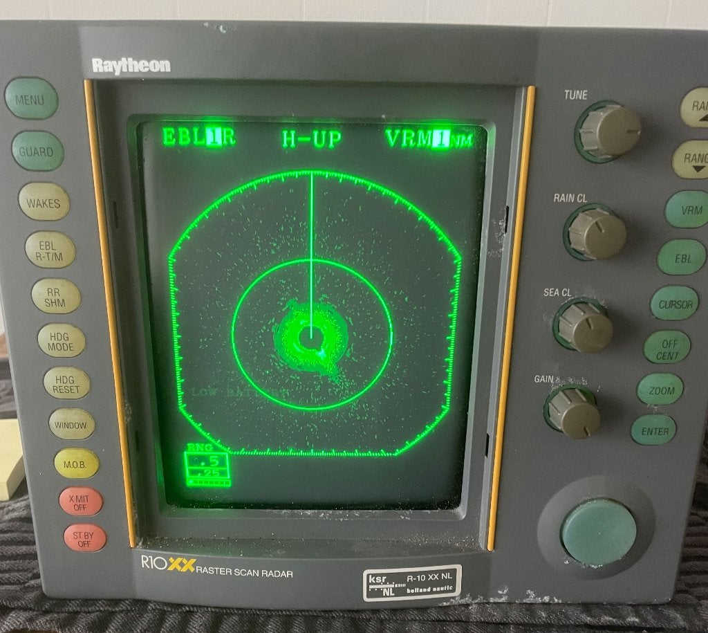 Raytheon R10xx radar 4 kilowatt 36 mijl, Ophalen of Verzenden, Gebruikt, Radar