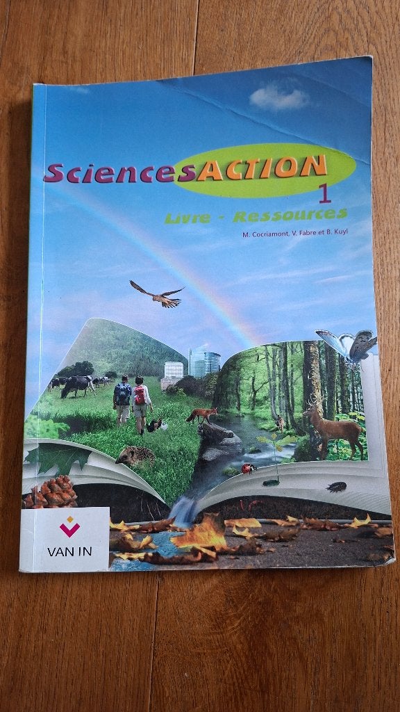 Sciences Action 1 Livre-Ressources, Livres, Livres scolaires, Van in, Biologie, Enlèvement, Utilisé