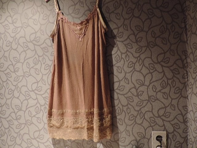 zomerjurk  lengtte 90 cm, ANDERE, Bruin, Maat 46/48 (XL) of groter, Ophalen of Verzenden