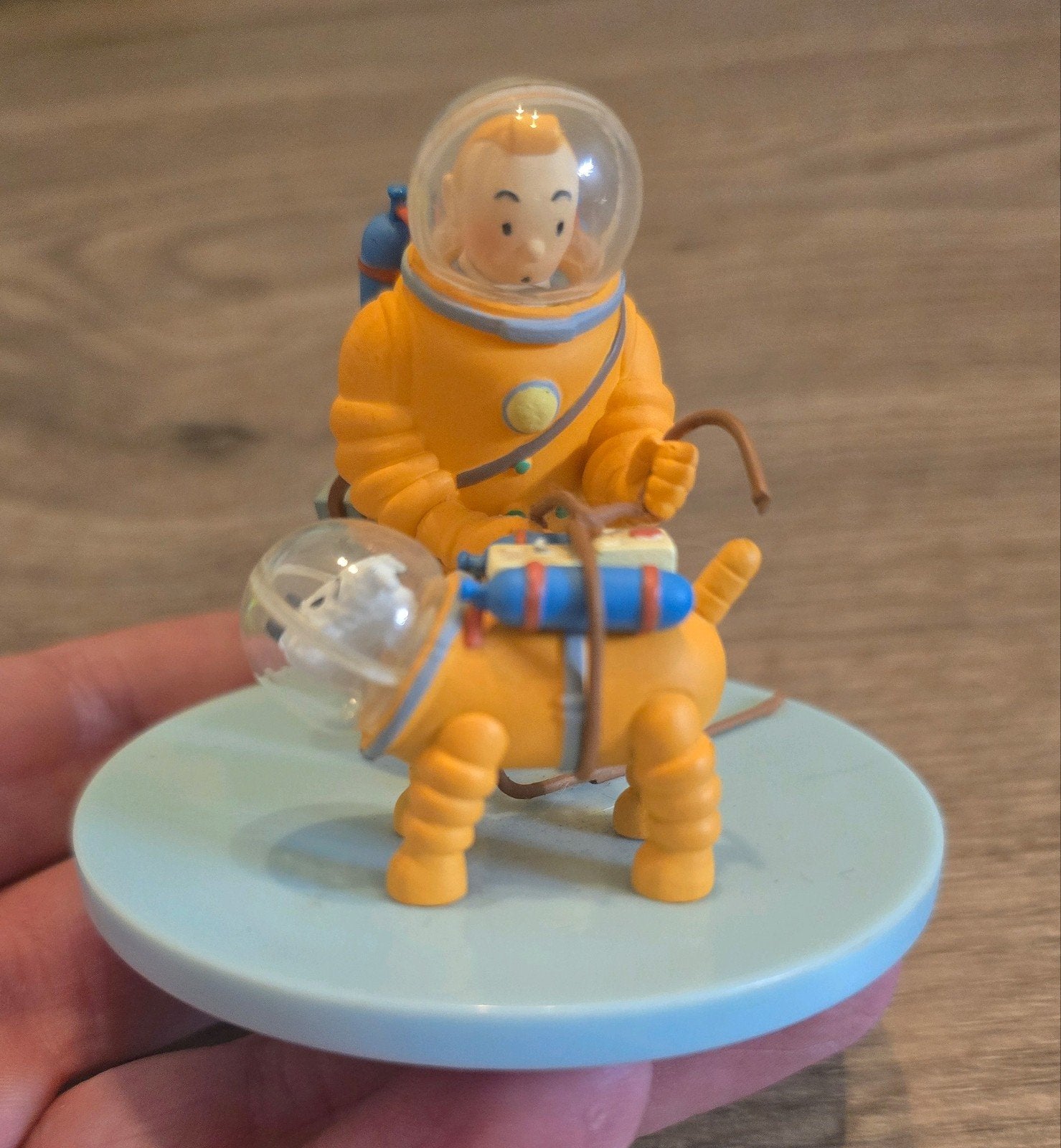 Tintin Milou sur la Lune BD figurine statue Moulinsart Hergé, Enlèvement ou Envoi, Tintin