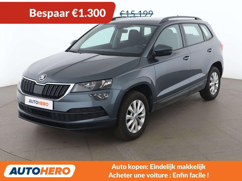 Skoda Karoq 1.0 TSI Ambition (bj 2018), Auto's, Skoda, Voorwielaandrijving, Stof, Gebruikt, 5 deurs