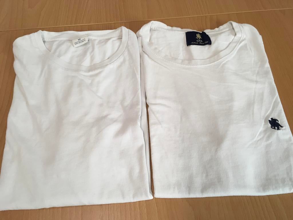 T-shirts blancs - taille M, Enlèvement, Taille 48/50 (M), Blanc