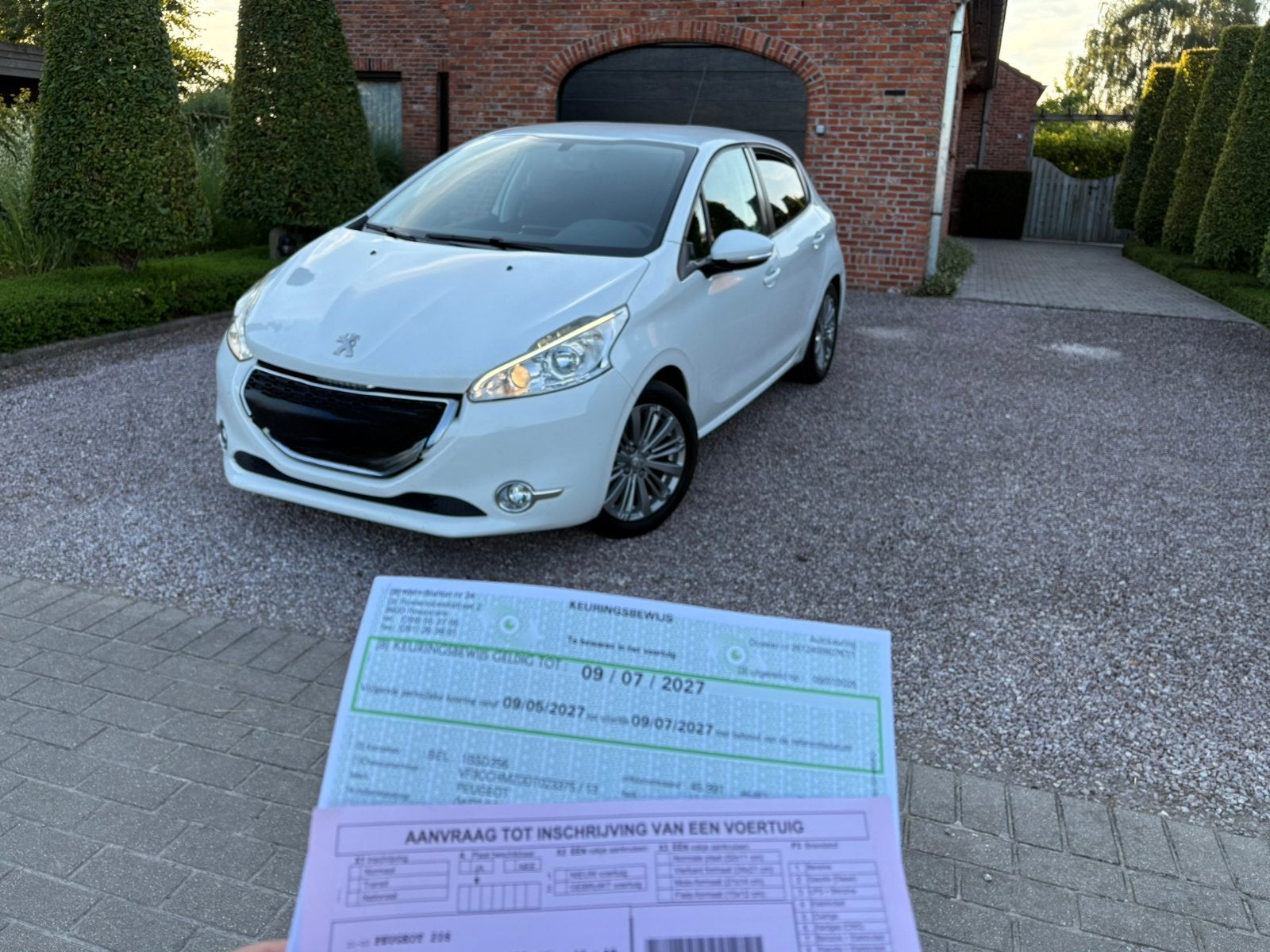 Peugeot 208 km 46,000, Bluetooth, Bedrijf, Handgeschakeld, 5 deurs