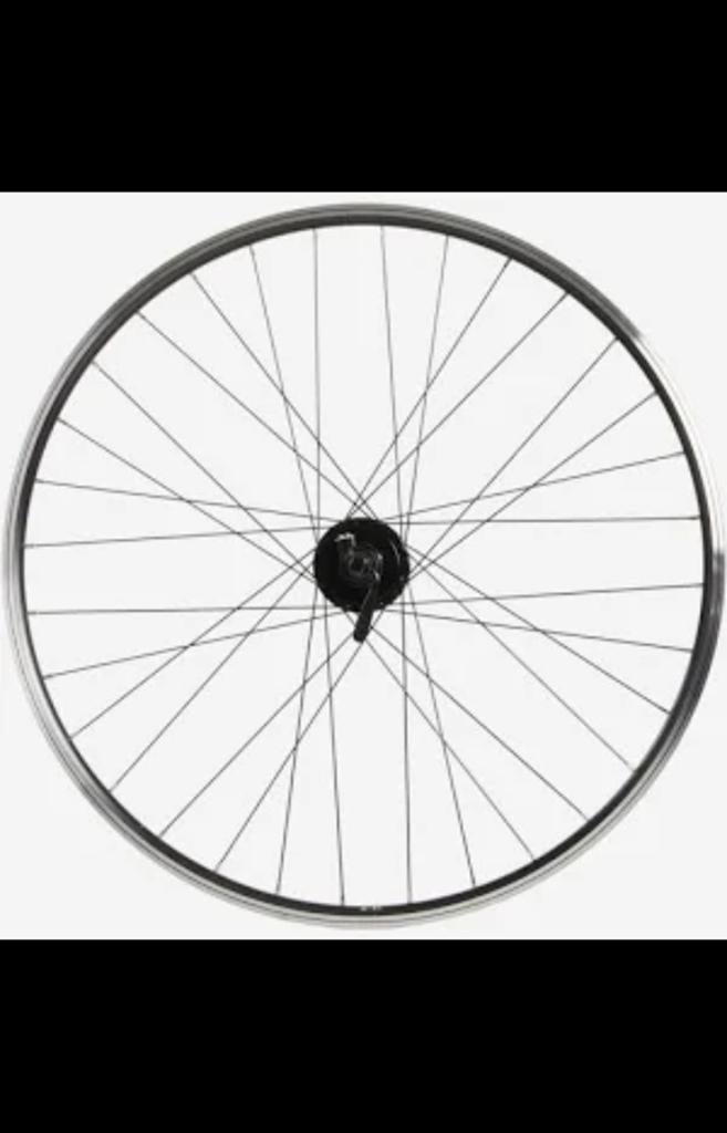 2 roues dont 1 “ROUE VILLE 28 avant dynamo disc six trous, Fietsen en Brommers, Fietsonderdelen, Ophalen of Verzenden, Zo goed als nieuw