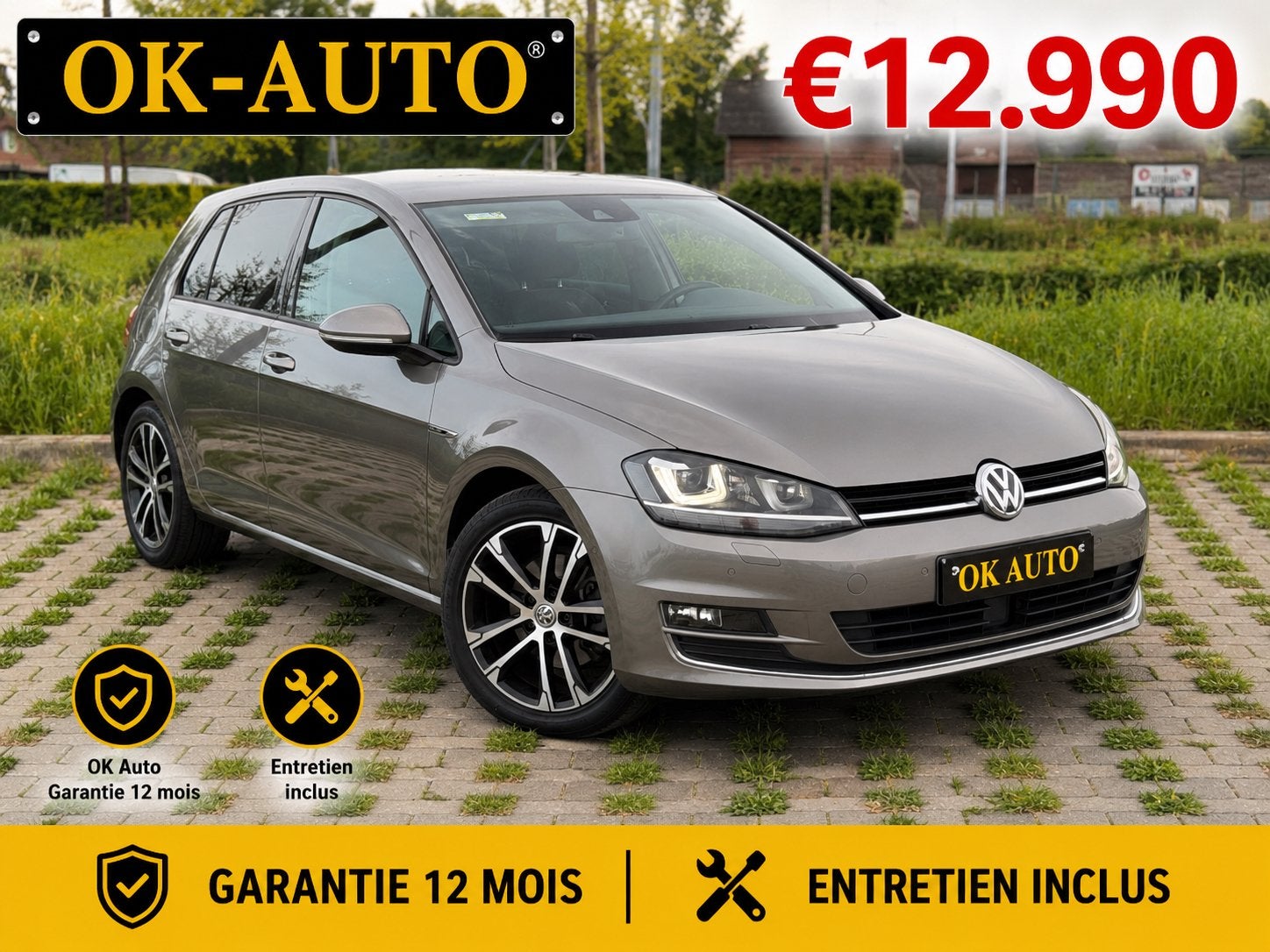 Vw Golf 7 Edtion 1.4 TSI Euro 6 69.000Km Garantie 12 Mois, Euro 6, Alcantara, Te koop, Automaat
