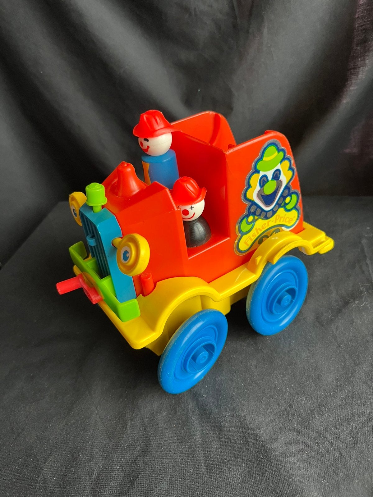 Vintage Little People | Clown Brandweerwagen 1983, Kinderen en Baby's, Ophalen of Verzenden, Gebruikt, Speelset