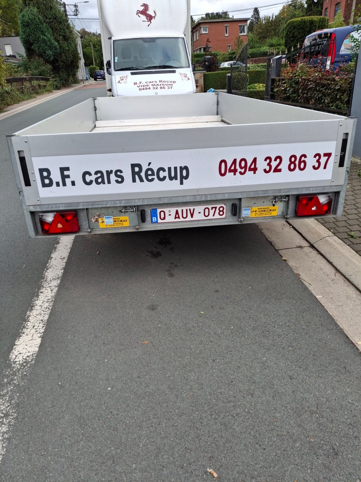 état neuf année 2016 remorque transport auto plus ridelle, Enlèvement ou Envoi, Neuf