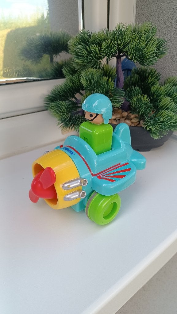 Jouet Tomy Push 'n Go Plane (ou Avion Pousse et Roule),, Enlèvement ou Envoi, Comme neuf, Garçon ou Fille