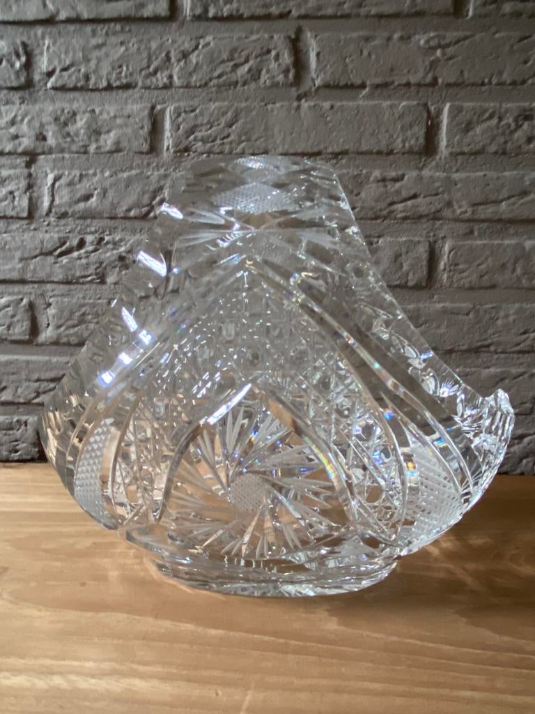 Mandje in kristal, Antiek en Kunst, Ophalen