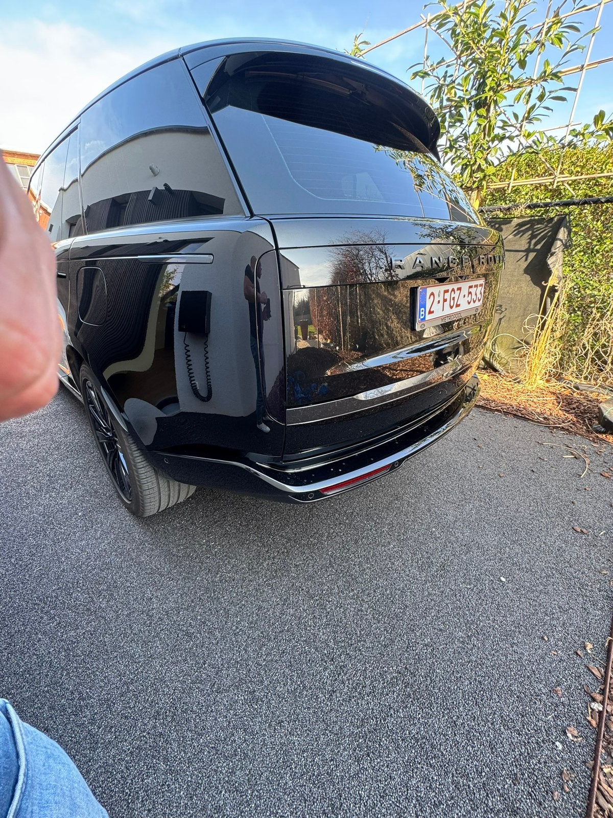 Land Rover Range Rover P550, Auto's, Automaat, Zwart, 5 zetels, Hybride Elektrisch/Benzine