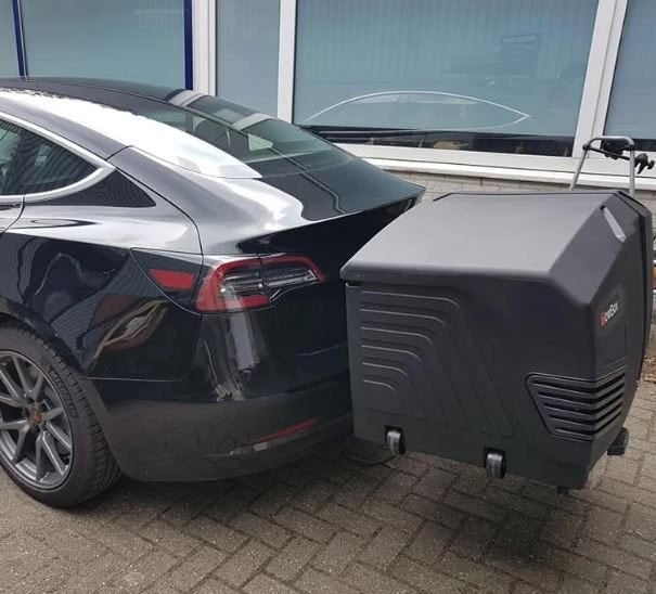 Trekhaakkoffer V3 zwarte bagagebox voor verhuur, Auto diversen, Dakkoffers, Ophalen of Verzenden, Zo goed als nieuw