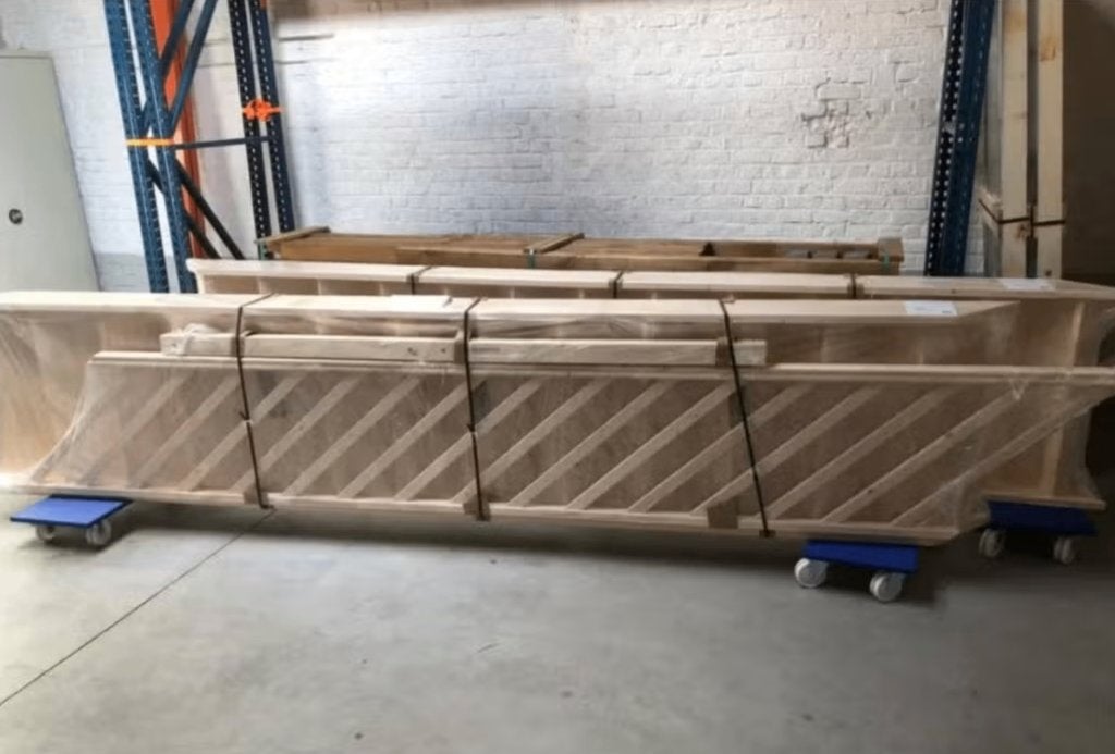 trap met leuning, Doe-het-zelf en Bouw, Ladders en Trappen, Gebruikt, Trap, Ophalen