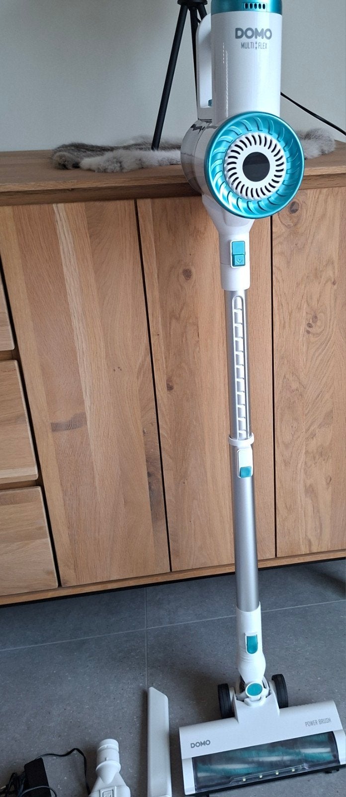 steelstofzuiger, merk Domo, perfect werkende en mooie staat!, Ophalen, Steelstofzuiger