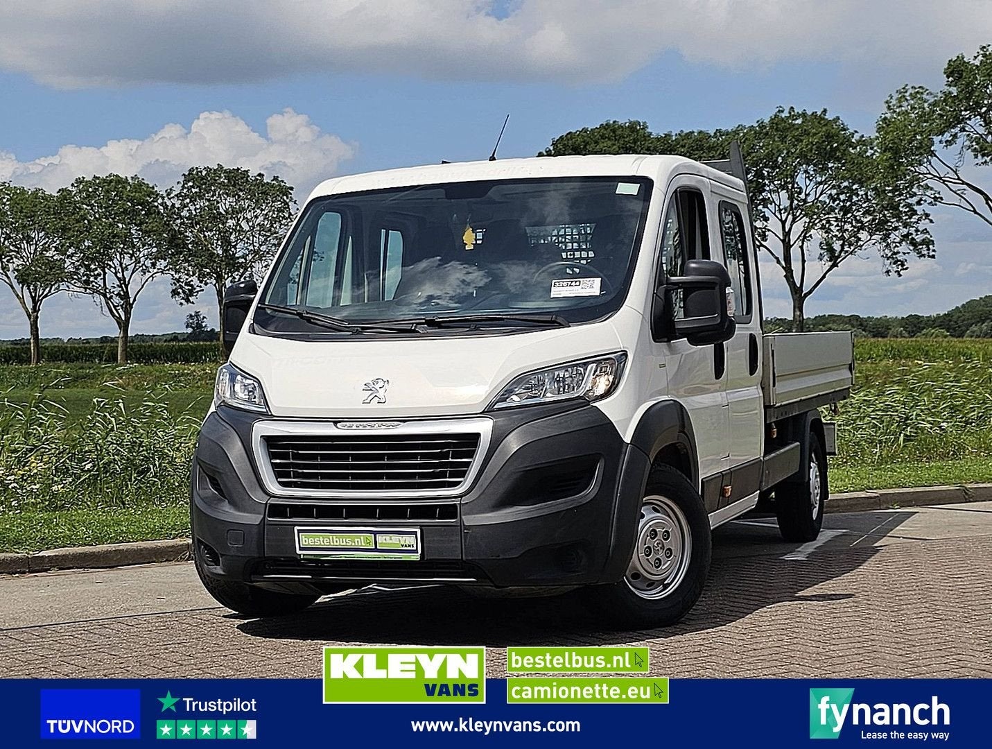 Peugeot BOXER 2.0 L3 Open-Laadbak DC!, Wit, Bedrijf, Te koop, Navigatiesysteem
