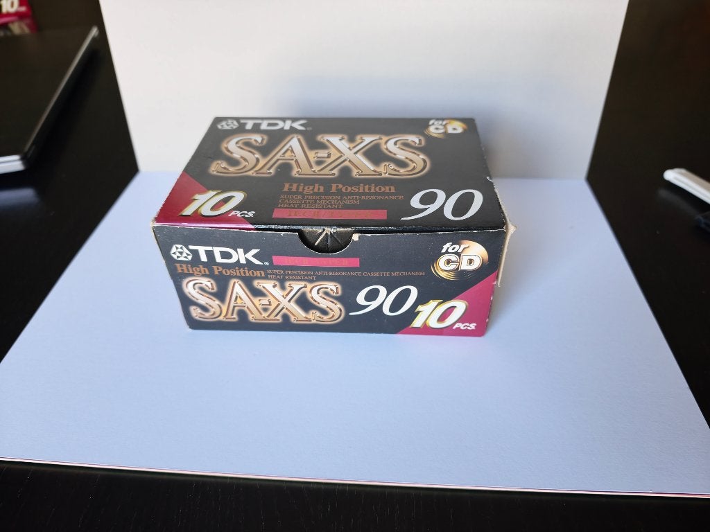 AMAZING !!! PACK OF 10 TDK SA-XS 90 SEALED, Autres genres, Enlèvement, Neuf, dans son emballage, Vierge