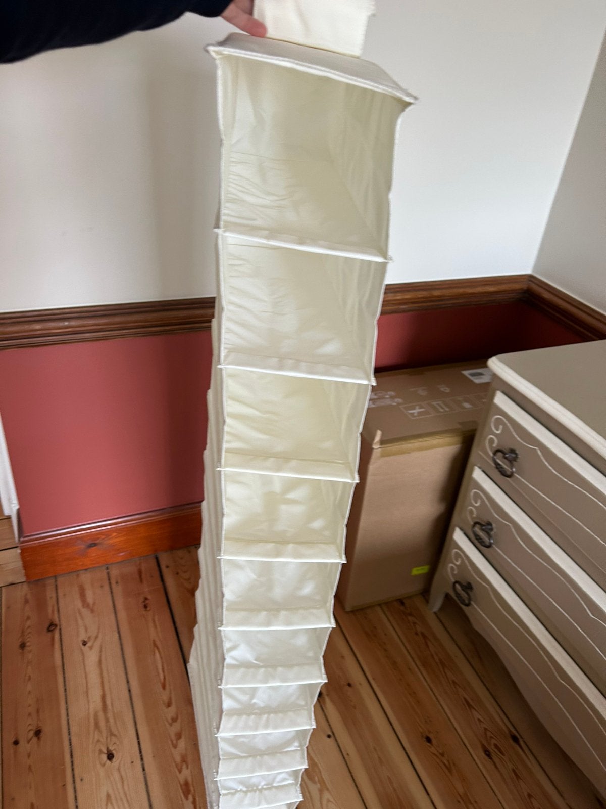 Twee IKEA hangende opbergvakken met 10 compartimenten, Ophalen of Verzenden, Gebruikt