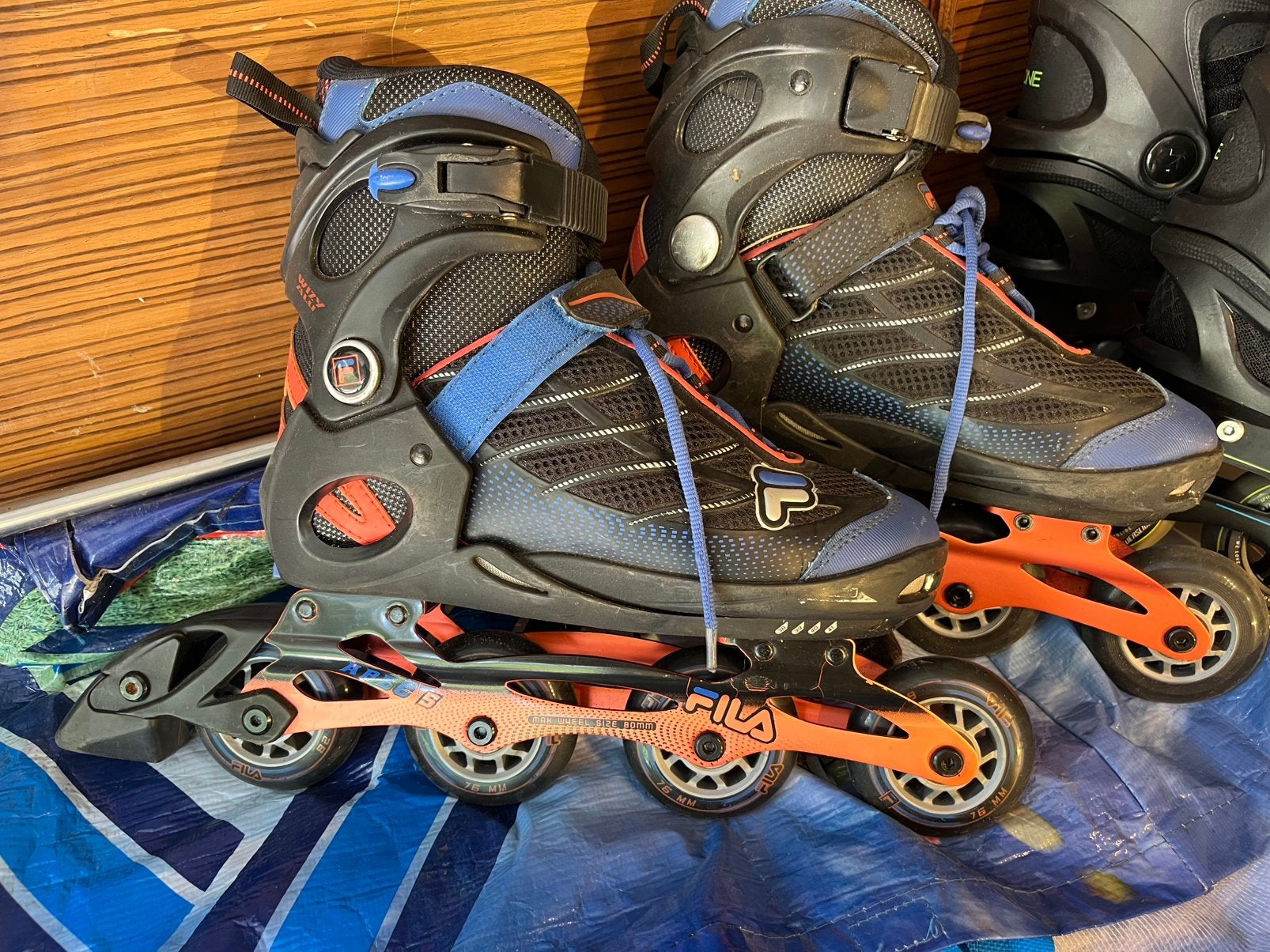 Fila skeelers rollerblades ook ix een 10 tal min geprobeert!, Ophalen