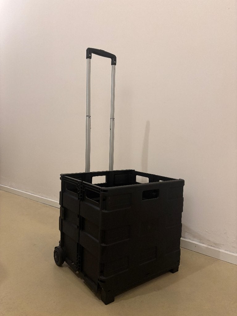Opvouwbare rolkrat / rolkoffer, Ophalen, Gebruikt, Hard kunststof, Minder dan 50 cm