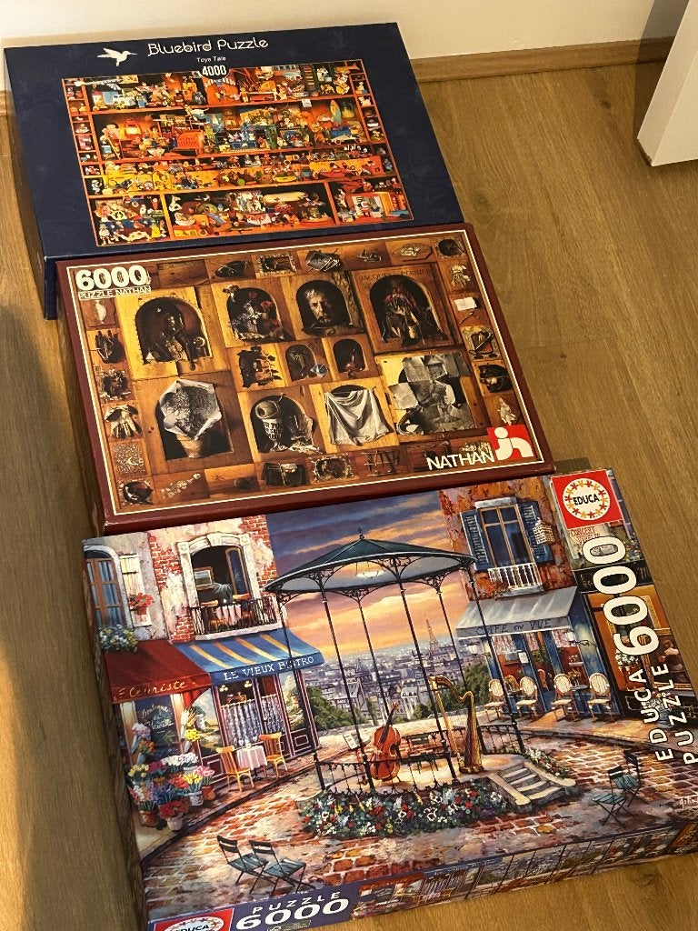 Puzzel edeca nathan bluebord 4000 en 6000 st, Hobby en Vrije tijd, Ophalen