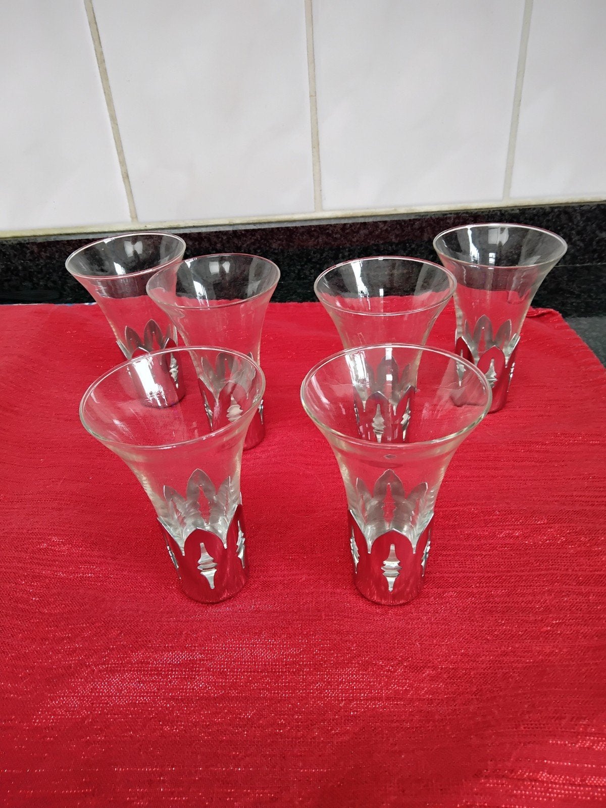 zes kleine likeur glazen, Verzamelen, Ophalen