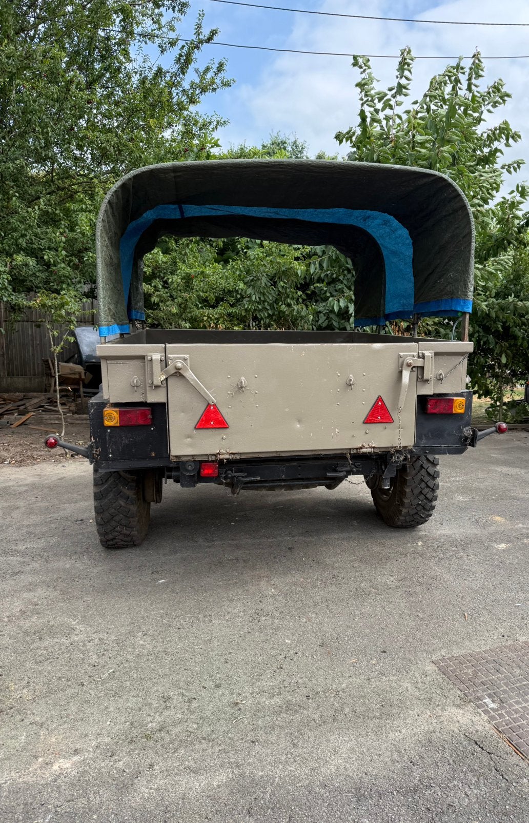Remorque Remork Aanhangwagen UNIMOG EX-DUITS LEGER 1969, Ophalen, Landmacht