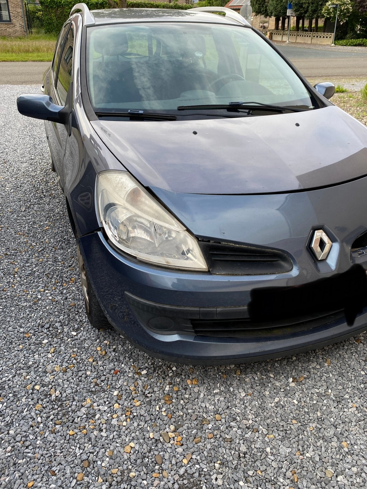 Renault clio 3 voor export!!!, Auto's, Voorwielaandrijving, Stof, Blauw, 5 deurs