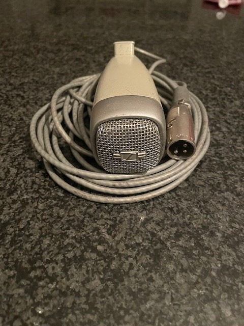 Vintage Sennheiser MD 21, Muziek en Instrumenten, Ophalen of Verzenden, Gebruikt