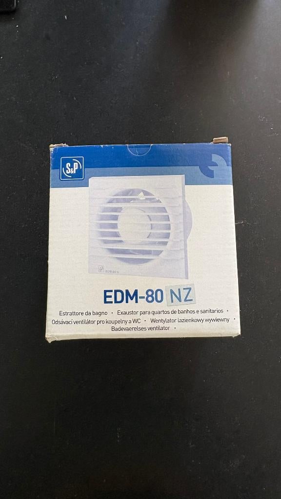 Ventilator S&P edm 80, Ophalen of Verzenden, Nieuw, Afzuiger