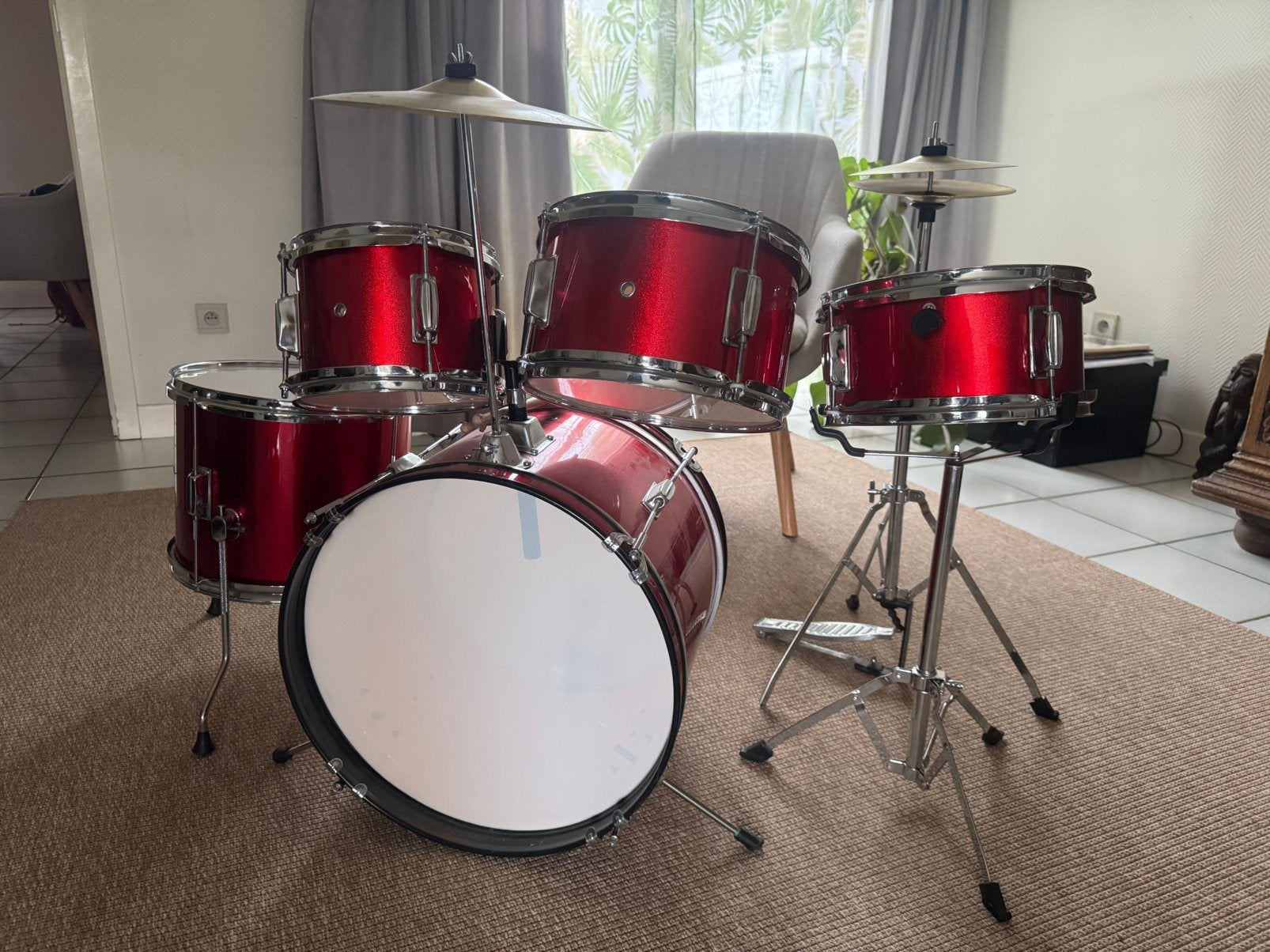 Drumstel kids, Muziek en Instrumenten, Ophalen, Zo goed als nieuw
