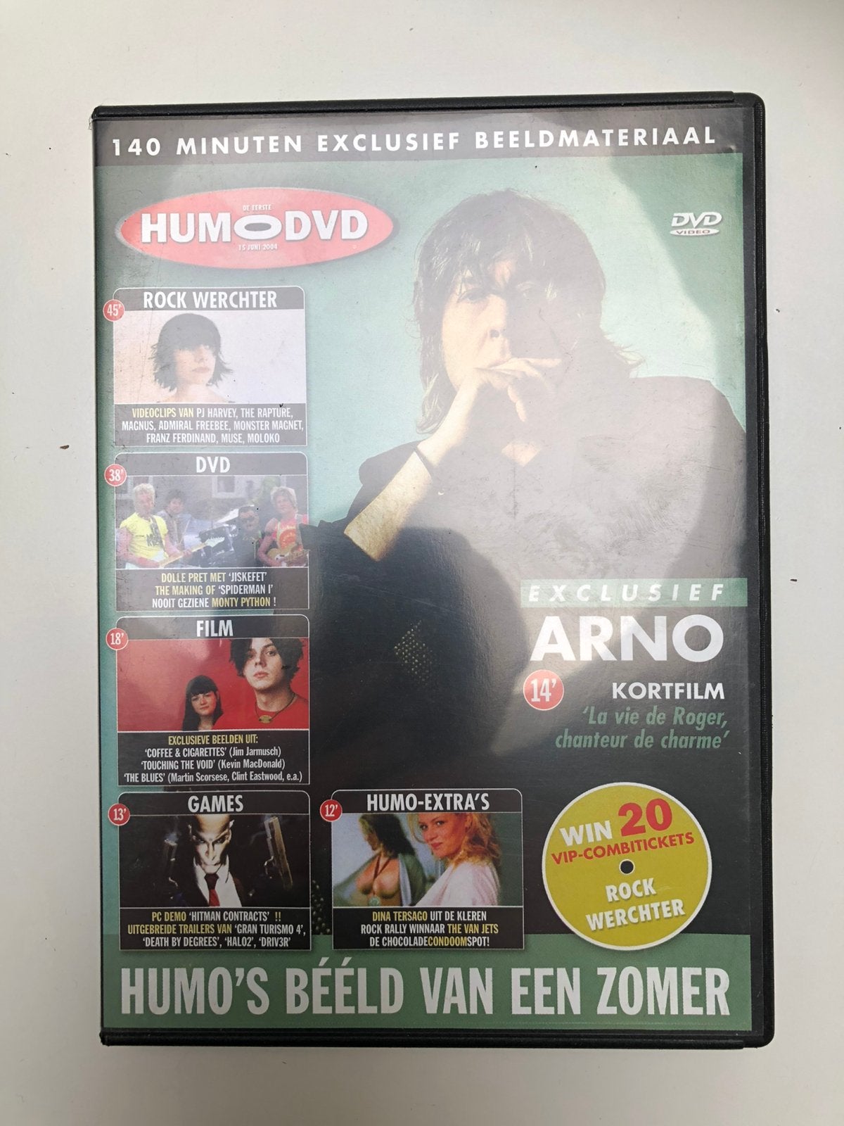 DVD Arno Hintjens" en kortfilm "La vie de Roger, Enlèvement, Comme neuf
