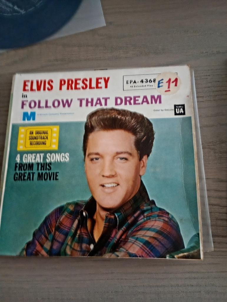 Elvis Presley - EP Follow that dream, Gebruikt, 7 inch, Ophalen of Verzenden, EP