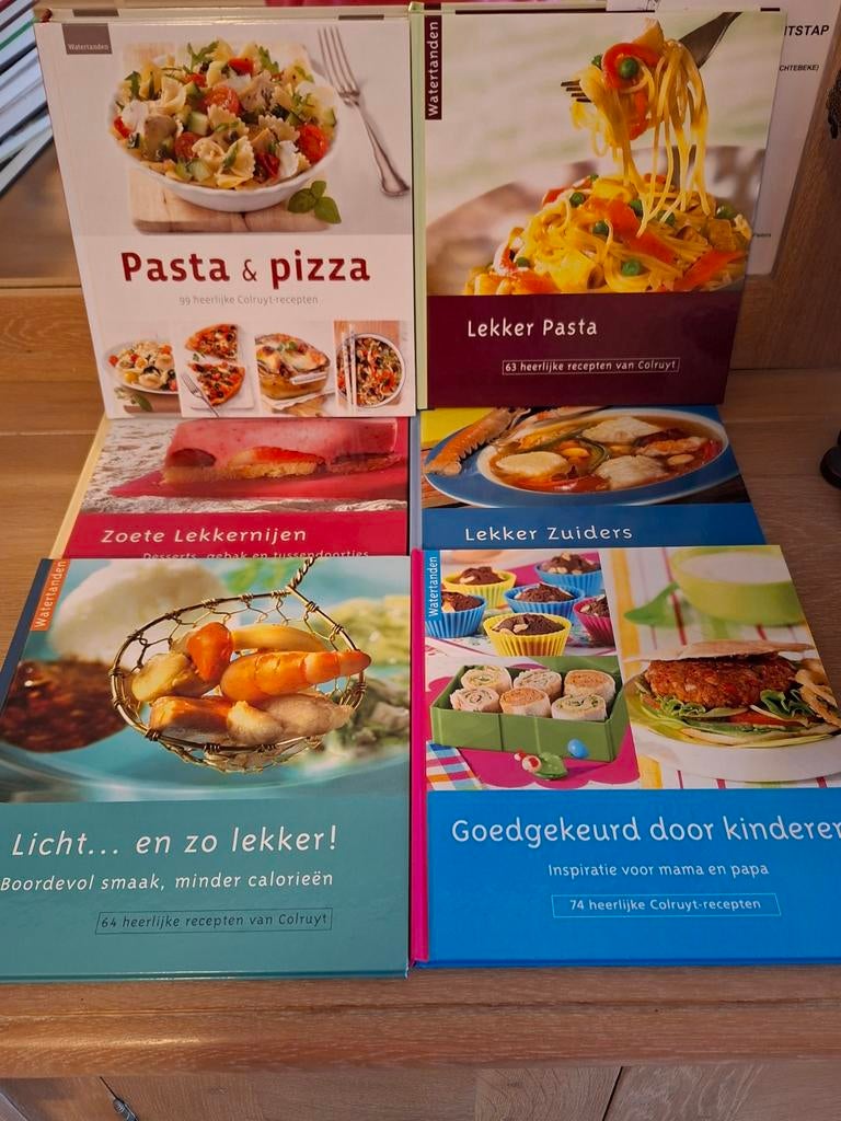 Colruyt kookboeken, Boeken, Ophalen