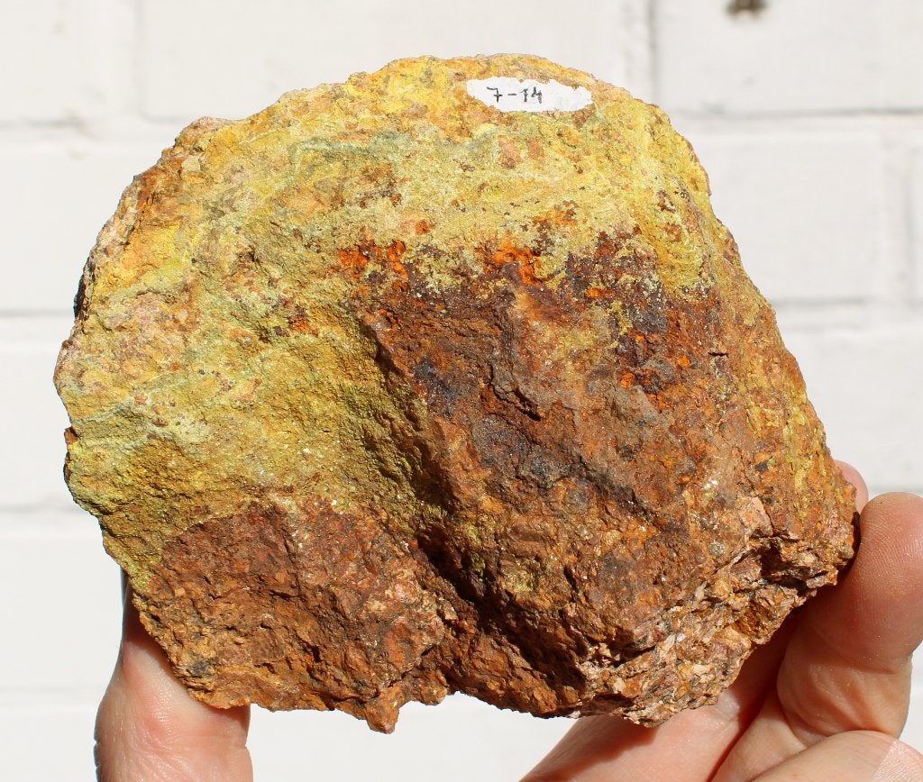 CARNOTIET uit ARIZONA in de USA UV en RA, Verzamelen, Ophalen of Verzenden, Mineraal