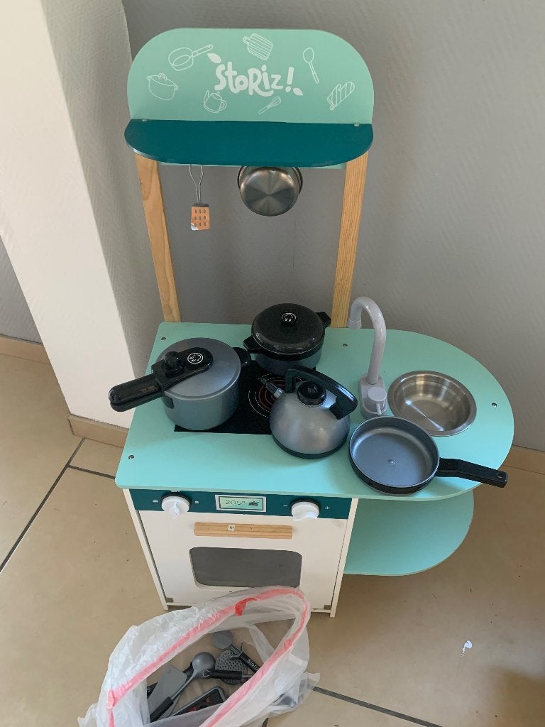 Cuisine enfant, Enlèvement, Comme neuf, Bois, Jouer à la cuisine