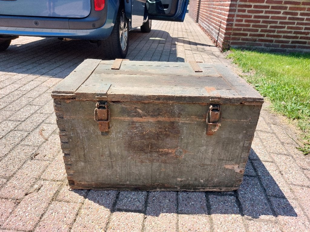 Houten kist, Enlèvement, Utilisé, 50 à 100 cm, Moins de 50 cm