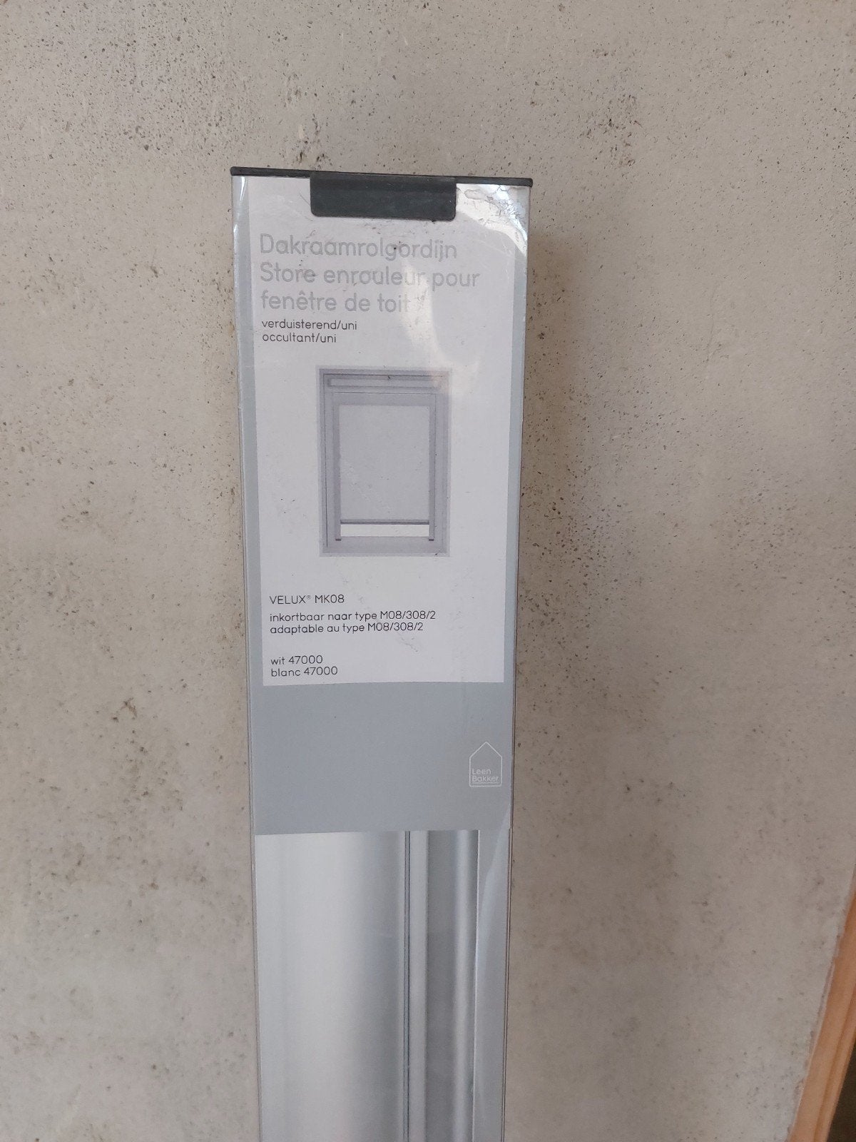 Rolgordijn velux, Ophalen, Rolgordijn, Verduisterend, Wit