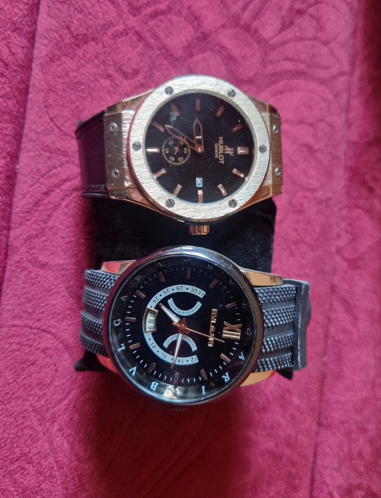 Montre Hublot et Bvlgari, Enlèvement