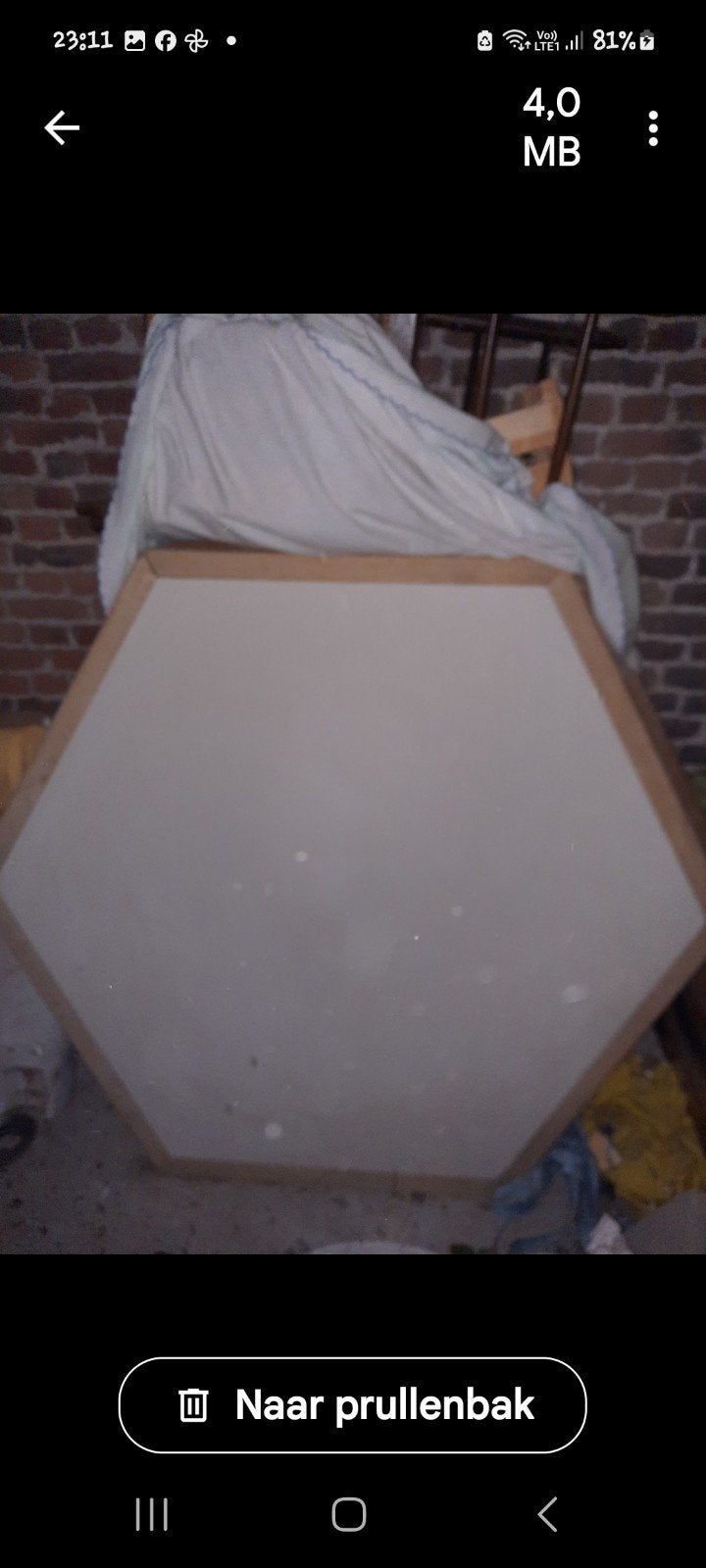 Plateaux de table Knoll (17 pièces), Enlèvement
