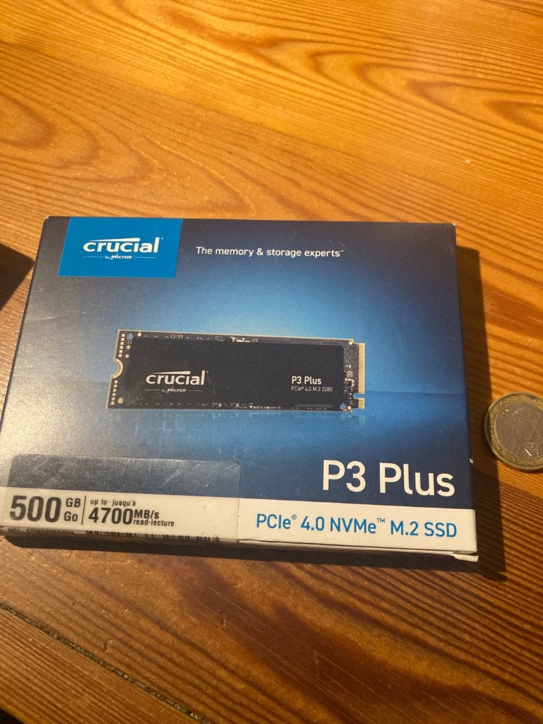Crucial P3 Plus 500GB SSD M.2 NVMe, Computers en Software, Harde schijven, Intern, SSD, CRUCIAL, Ophalen of Verzenden