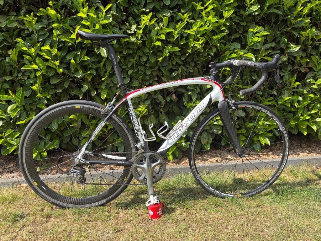 Ted Wood Koersfiets - maat 52, Gebruikt, Carbon, 10 tot 15 versnellingen, Heren