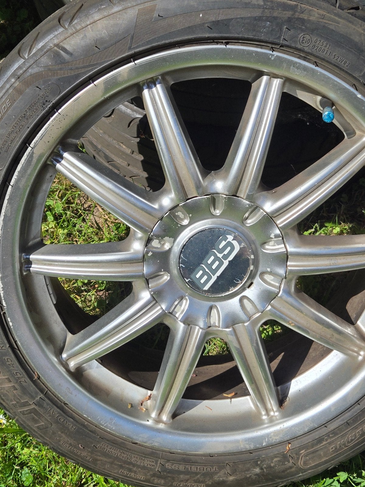 Magnifique jante bbs  17 pousse   vw  golf 4 ou bora 5 trou, Enlèvement ou Envoi, Pneu(s)