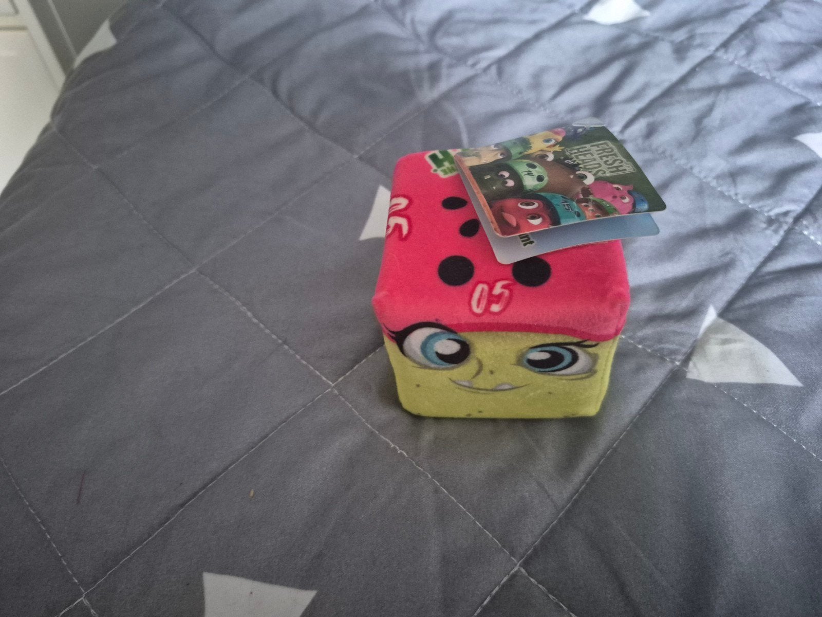dobbelsteen knuffeltje goede staat, Ophalen of Verzenden